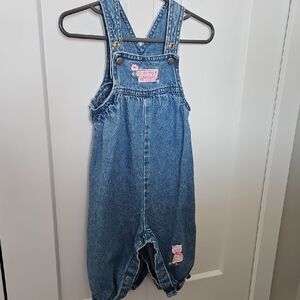 Tykes Vintage Denim Overalls- Size 6-9 Months